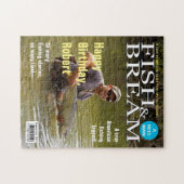 UW FOTO, TEKST Fun nep Fishing magazine cover, Legpuzzel (Horizontaal)
