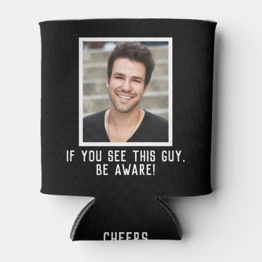 UW FOTO & TEKST Grappig gebruik Blikjeskoeler (Voorkant)