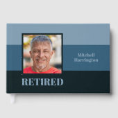 UW Foto & Tekst Mannelijke Strepen Gastenboek (Voorkant)