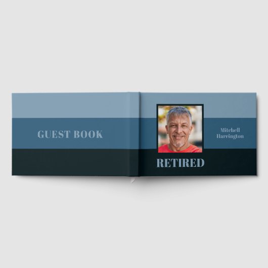 UW Foto & Tekst Mannelijke Strepen Gastenboek (Volledig)