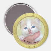 Uw foto/tekst - Traditioneel jaarlijks cadeau - Go Magneet (Voorkant / Achterkant)