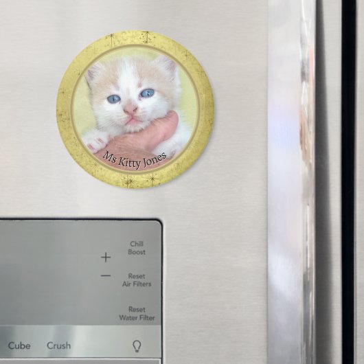 Uw foto/tekst - Traditioneel jaarlijks cadeau - Go Magneet (Insitu (Koelkast))