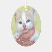 Uw foto / tekst - Traditioneel jaarlijks geschenk Metalen Ornament (Voorkant links)