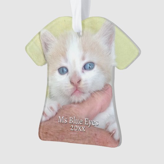 Uw foto / tekst - Traditioneel jaarlijks geschenk  Ornament (voorkant)