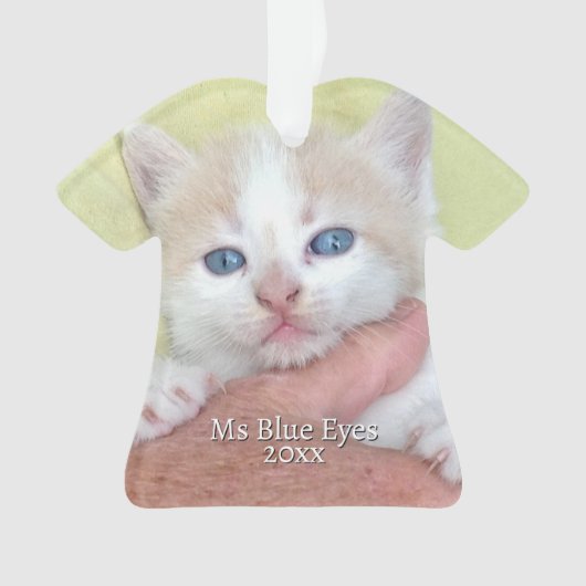 Uw foto / tekst - Traditioneel jaarlijks geschenk Ornament (voorkant)