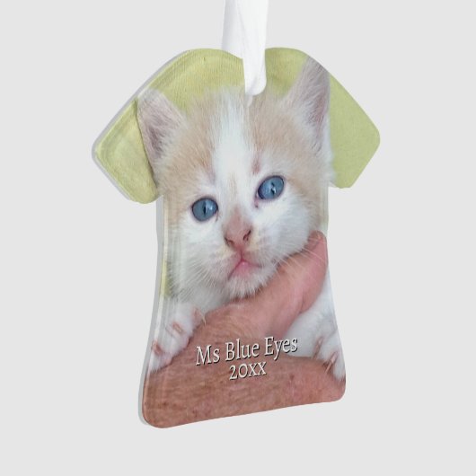 Uw foto / tekst - Traditioneel jaarlijks geschenk Ornament (voorkant)