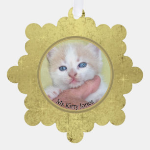 Uw foto / tekst - Traditioneel jaarlijks geschenk  Ornament Kaart