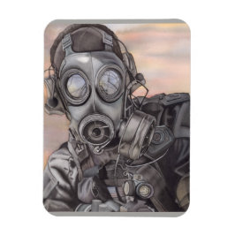 Uw FOTO-TEMPLATE of Apocalypse Warrior Frig Magneet