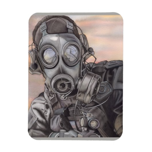 Uw FOTO-TEMPLATE of Apocalypse Warrior Frig Magneet (Verticaal)