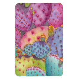 UW FOTO-TEMPLATE of kleurrijke woestijncactus Magneet