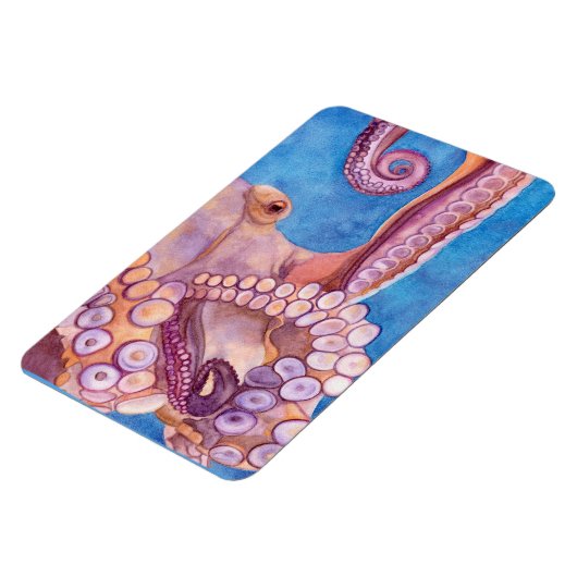 Uw FOTO-TEMPLATE of Octupus-Waterverf Magneet (Linkerzijde)