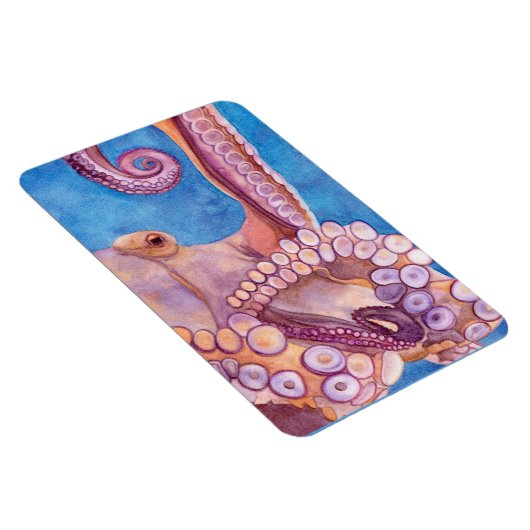 Uw FOTO-TEMPLATE of Octupus-Waterverf Magneet (Rechterzijde)