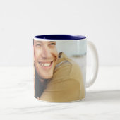 Uw foto tweekleurige koffiemok (Voorkant rechts)