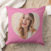 Uw foto uw gezicht op een gepersonaliseerd hart ro kussen (Deken)