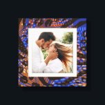 Uw foto van het dierlijk patroon, Leopard Blue Bro Canvas Afdruk<br><div class="desc">Gemaakt om dimensionaal te kijken,  een wild dierlijk drukpatroon creëer een mooi lijst voor je favoriete foto op dit omwikkelde canvas. **TIP: Als het gebruiken van vierkant plaque,  zou u uw foto aan een vierkant kunnen moeten bebouwen VOORDAT het voor beste resultaten uploadt.</div>