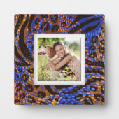 Uw foto van het Dierlijke Patroon Frameless Easel  Fotoplaat (Voorkant)