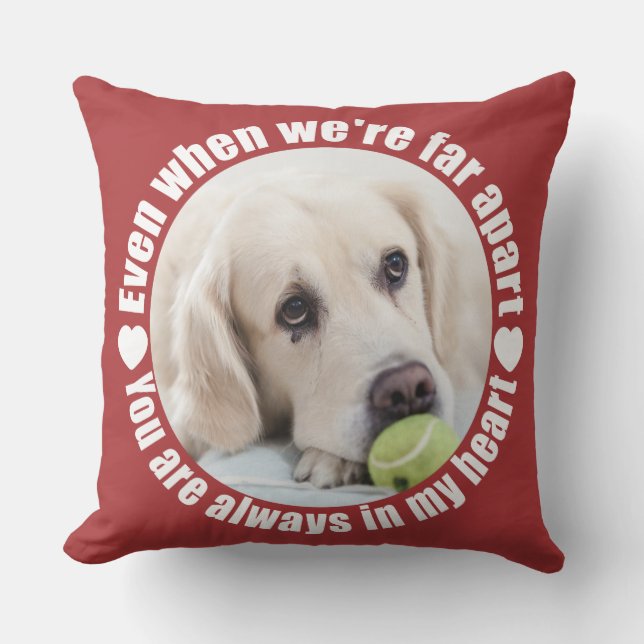 UW FOTO ver weg Liefde gooit kussens (Voorkant)