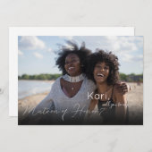 Uw foto zal U zijn Matron van het eervolle landsch Kaart (Voorkant / Achterkant)