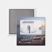 Uw Foto Zee Sunset Save the Date Magnet (Voorkant / Achterkant)