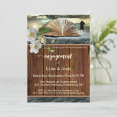 Uw Fotoboek of Uitnodiging van het Verloving van d (Staand voorkant)