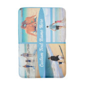 Uw Fotocollage Badmat Aangepaste Tekstnaam (Voorkant Verticaal)