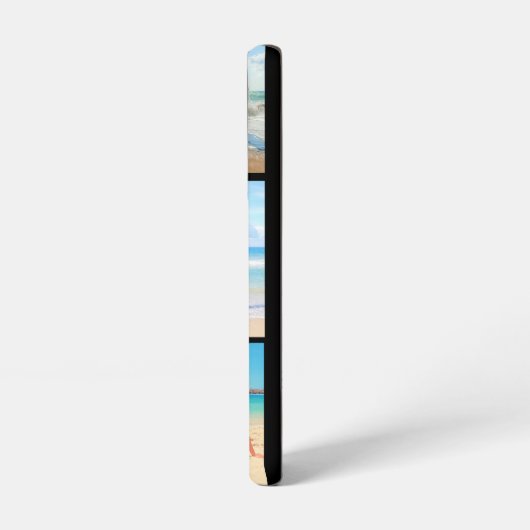 Uw fotocollage en aangepaste tekst gepersonaliseer samsung galaxy hoesje (Linkerkant)