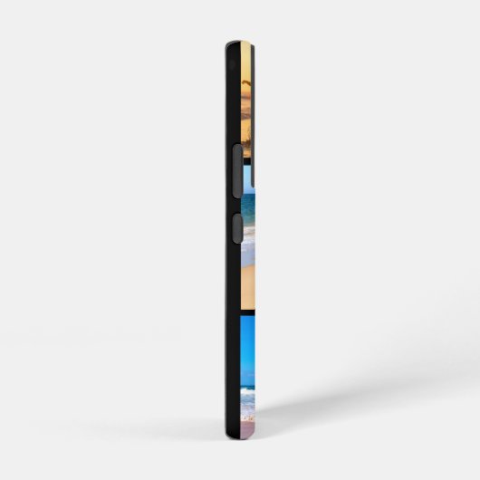 Uw fotocollage en aangepaste tekst gepersonaliseer samsung galaxy hoesje (Rechterkant)