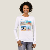 Uw fotocollage en aangepaste tekst gepersonaliseer Tri-Blend shirt (Voorkant)