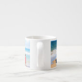 Uw fotocollage espresso Mok met aangepaste tekst (Achterkant)