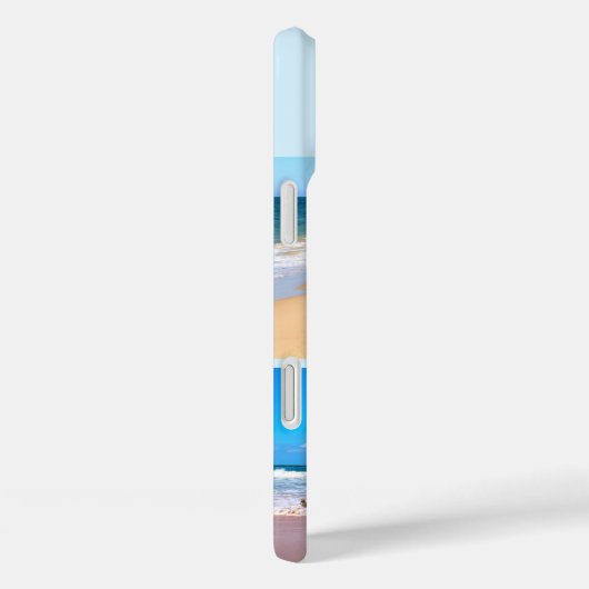 Uw fotocollage iPhone hoesje met aangepaste tekst (Achterkant / Rechts)