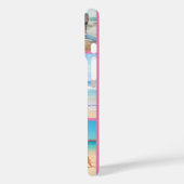 Uw fotocollage iPhone hoesje met aangepaste tekst (Achterkant / Links)