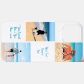 Uw fotocollage iPhone hoesje met aangepaste tekst (Achterkant (horizontaal))