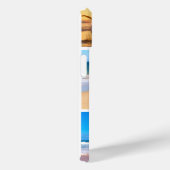 Uw fotocollage iPhone hoesje met aangepaste tekst (Achterkant / Rechts)