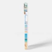 Uw fotocollage iPhone hoesje met aangepaste tekst (Achterkant / Links)