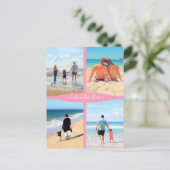 Uw fotocollage Kaarten met aangepaste tekstnaam (Staand voorkant)