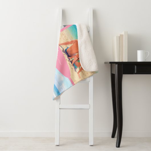 Uw fotocollage Sherpa deken met aangepaste tekst (In situ)