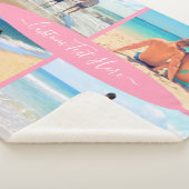 Uw fotocollage Sherpa deken met aangepaste tekst (3/4)