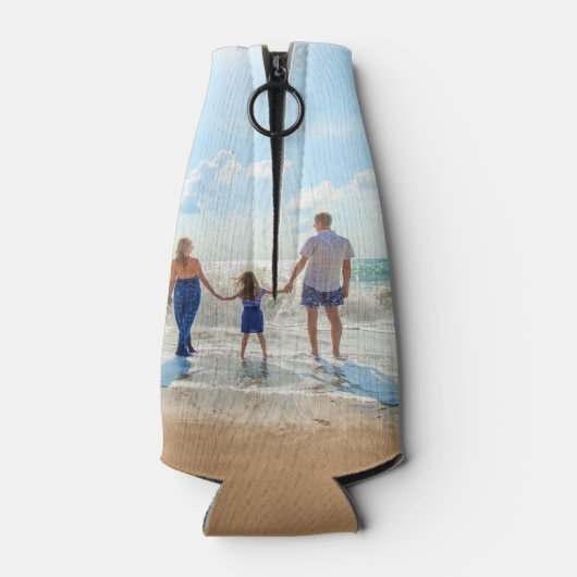 Uw Fotofles Koeler met Aangepaste Tekstnaam (Achterkant)