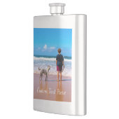 Uw fotofles met aangepaste tekst flacon (Links)