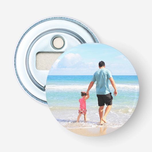 Uw fotoflesopener button flesopener (Voorkant)