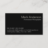 Uw Fotofotografie Visitekaartje t (Achterkant)