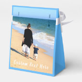 Uw fotogunst of geschenkdoos met aangepaste tekstn bedankdoosjes (Achterkant)