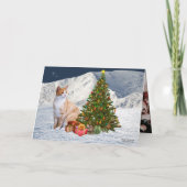 Uw fotokaartje voor kerstmis feestdagen kaart (Achterkant)