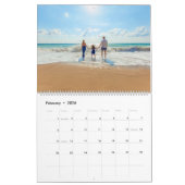 Uw fotokalender cadeau met aangepaste tekst kalender (Feb 2026)