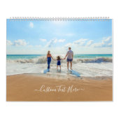 Uw fotokalender cadeau met aangepaste tekst kalender (Hoes)