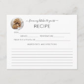 Uw fotokalligrafie-ontvangstkaart informatiekaartje (Voorkant)