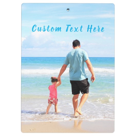 Uw fotoklembord gepersonaliseerd met aangepaste te klembord (Achterkant)