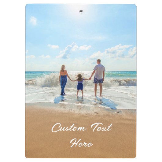 Uw fotoklembord met aangepaste tekst klembord (Achterkant)