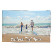 Uw fotokussen Hoesje met aangepaste tekstnaam Kussensloop (Achterkant)