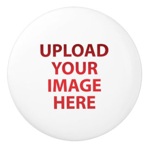 Uw fotologo op volledige grootte keramische knop
